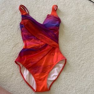 Gottex multicolor swim with mesh